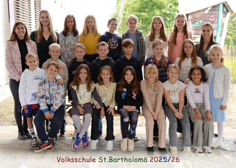 Klassenfoto 3. Klasse VS St. Bartholomä